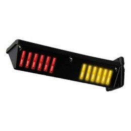 Baliza audiovisual bicolor LUX o semáforo LUX  PPA, Bivolt (127V/220V), Señalización visual en los colores rojo y amarillo, Seña