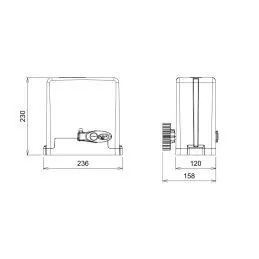 Kit motor DZ Stark 650 Jet Flex PPA, motor para uso residencial, incluye motor, 2 controles, 3 mts cremallera nylon Gold PPA. us