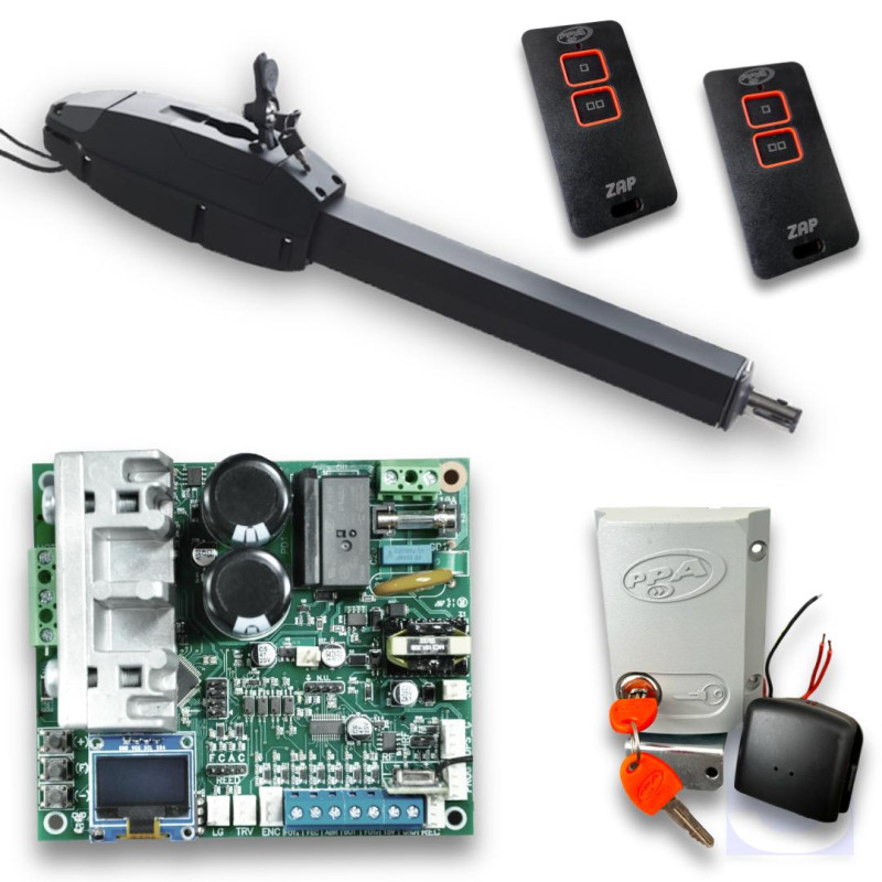 Kit Pivo SK Condominium Super 3,5 mts Jetflex PPA con electrocerradura PPA Solutimp