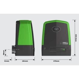 Kit motor Centurion D5 Evo Smart, 500 KG de arrastre, equipos de 12V, velocidad hasta 24 mts por minuto, capacidad 150 ciclos di