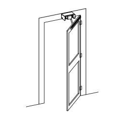Spin abridor automático para puertas peatonales, recomendado para interior, ya que tiene grado de protección IPX0, capacidad 120