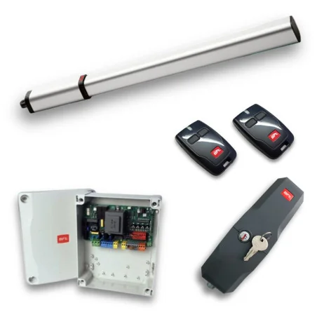 Kit batiente BFT Lux con electrocerradura BFT Solutimp