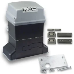 Motor Faac 746 piñon Z16 con placa de anclaje FAAC Solutimp