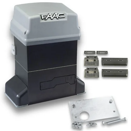 Motor Faac 746 piñon Z16 con placa de anclaje FAAC Solutimp