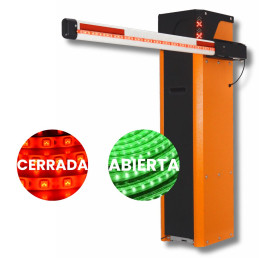 Barrera Vehicular PPA K10 24V Brushless, Pluma y Luces 4,5 mts incluidos PPA Solutimp