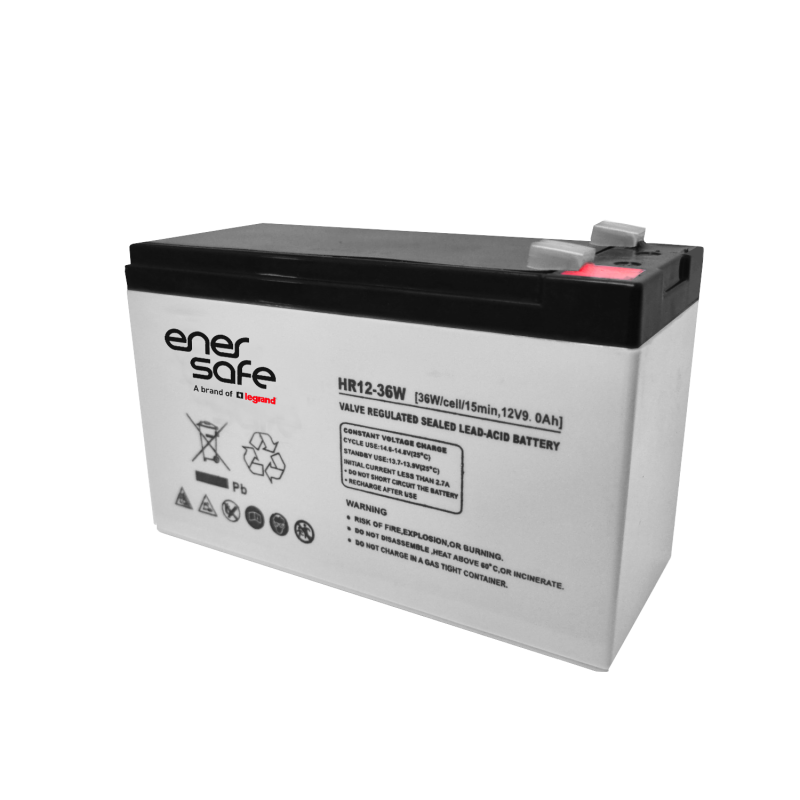 Batería UPS Baterías Enersafe 12V 9AH · respaldo energético · CCTV · networking Solutimp