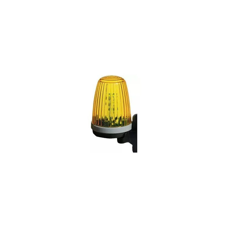Baliza led destellante universal, color ambar, marca Hiland, tiene opción de ser energizada con 12V, 24V o 220V, incluye baliza Baliza led destellante universal, color ambar, marca Hiland, tiene opción de ser energizada con 12V, 24V o 220V, incluye baliza