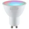 Ampolleta Dicroico Led Wifi RGB, GU10, Potencia 5W, Voltaje 220. Funciones Color Frio, Salida y RGB.App Smart Life /Tuya Smart C