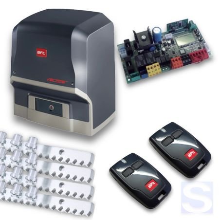Kit motor BFT Ares Veloce Smart AC500, Motor corredera capacidad 500kg de arrastre, 200 ciclos diarios, velocidad ajustada entre