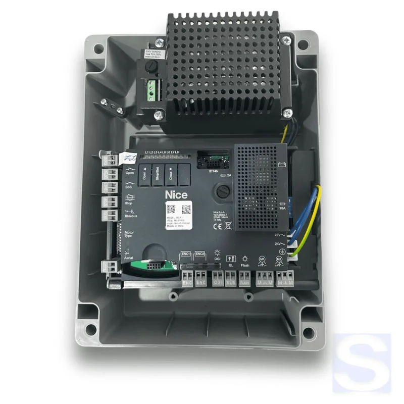 Central NICE Moonclever 824 batiente NICE Solutimp