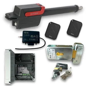Imagen de Kit batiente NICE Titan Hi-speed 3,7 con electrocerradura