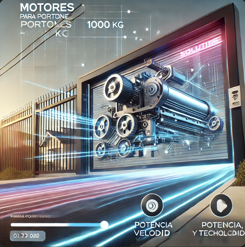 Motores de 1000 Kg: Potencia, Velocidad y Tecnología para Tu Portón Eléctrico